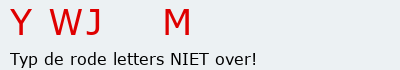 Bevestigingscode