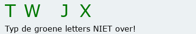 Bevestigingscode