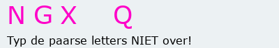 Bevestigingscode