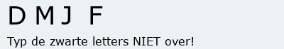 Bevestigingscode
