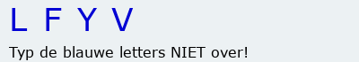 Bevestigingscode