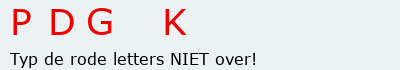 Bevestigingscode