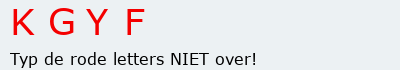 Bevestigingscode