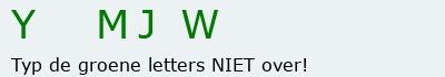 Bevestigingscode