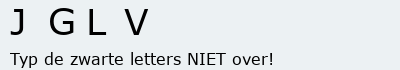 Bevestigingscode