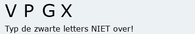 Bevestigingscode