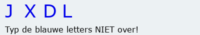 Bevestigingscode