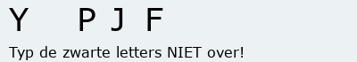Bevestigingscode