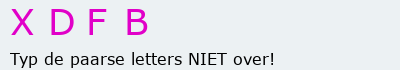 Bevestigingscode