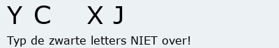 Bevestigingscode