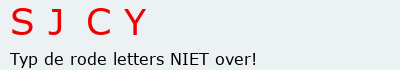 Bevestigingscode