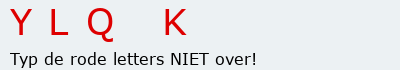 Bevestigingscode