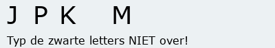 Bevestigingscode