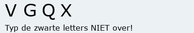 Bevestigingscode