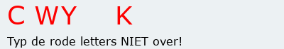 Bevestigingscode