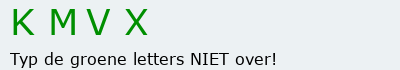 Bevestigingscode