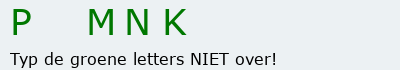 Bevestigingscode
