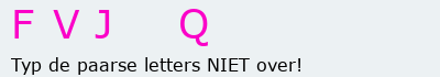 Bevestigingscode