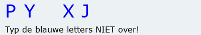 Bevestigingscode