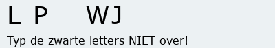 Bevestigingscode