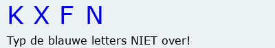 Bevestigingscode