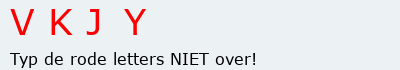 Bevestigingscode