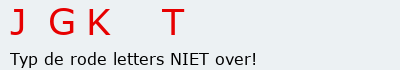 Bevestigingscode