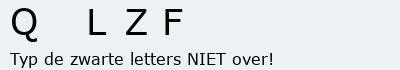 Bevestigingscode