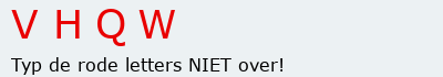 Bevestigingscode