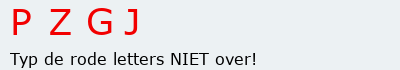 Bevestigingscode