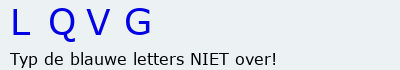 Bevestigingscode