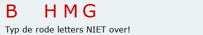 Bevestigingscode