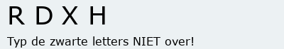 Bevestigingscode