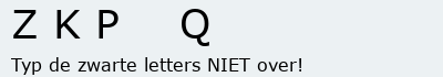 Bevestigingscode