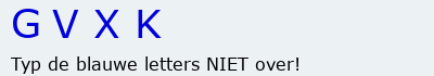 Bevestigingscode