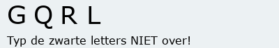 Bevestigingscode