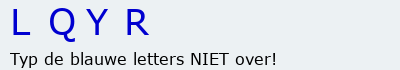 Bevestigingscode