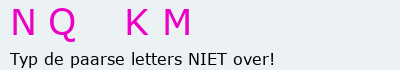 Bevestigingscode