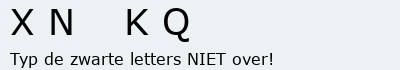 Bevestigingscode