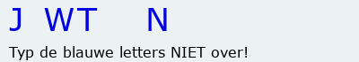 Bevestigingscode