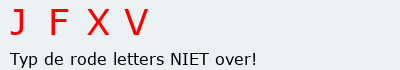 Bevestigingscode