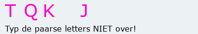 Bevestigingscode
