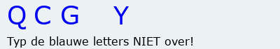 Bevestigingscode
