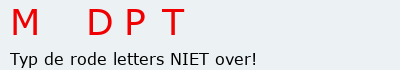 Bevestigingscode