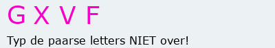 Bevestigingscode