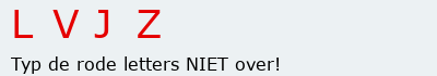 Bevestigingscode