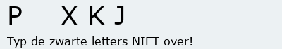 Bevestigingscode