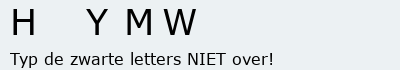 Bevestigingscode