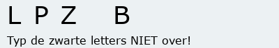 Bevestigingscode