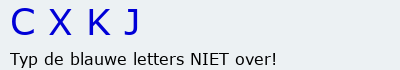 Bevestigingscode